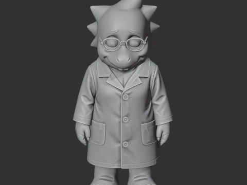 Alphys - Undertale 3D Model