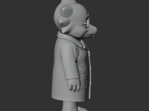 Alphys - Undertale 3D Model