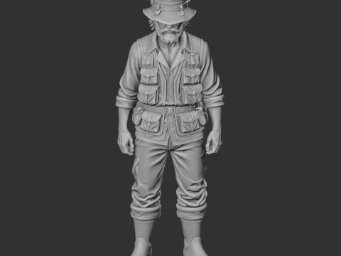 Angler - Terraria 3D Model