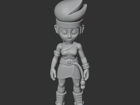 Amber - Brawl Stars 3D Model