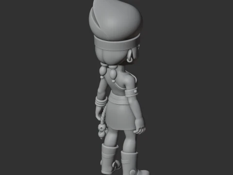 Amber - Brawl Stars 3D Model