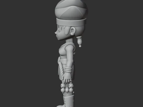 Amber - Brawl Stars 3D Model