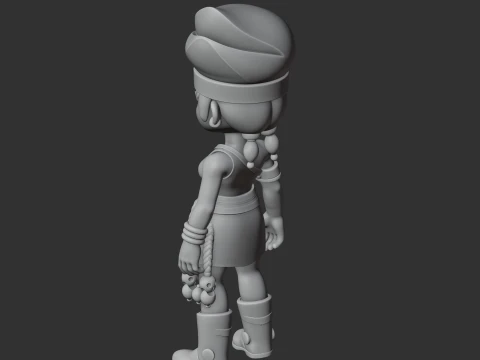 Amber - Brawl Stars 3D Model