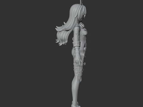 Amber - Genshin Impact 3D Model