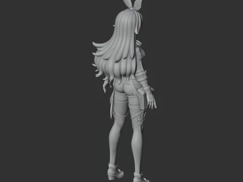 Amber - Genshin Impact 3D Model