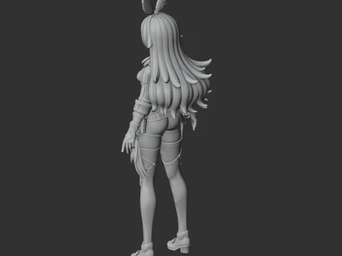 Amber - Genshin Impact 3D Model