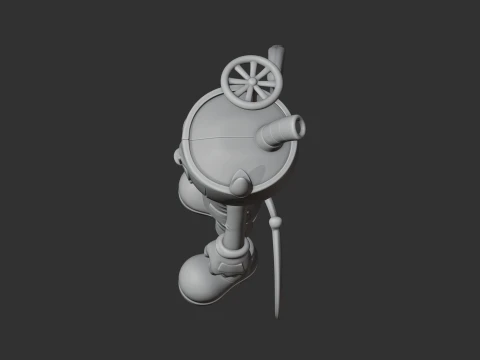 Angel and Demon - Cuphead 3D Model