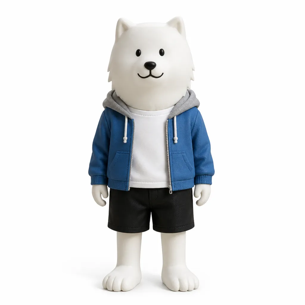 Annoying Dog - Undertale 3D Model .c4d .max .obj .3ds .fbx .stl .blend 
