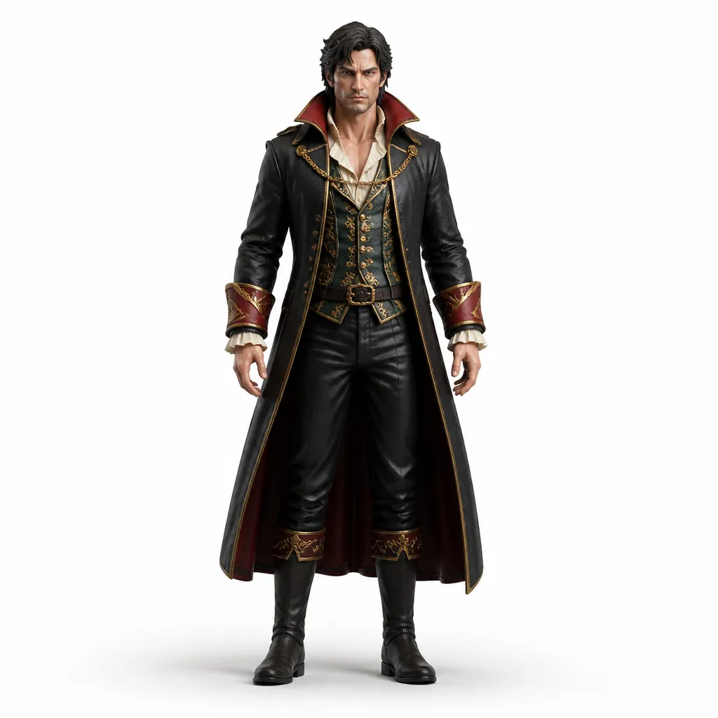 Antonio Belpaese - Vampire Survivors 3D Model .c4d .max .obj .3ds .fbx .stl .blend 