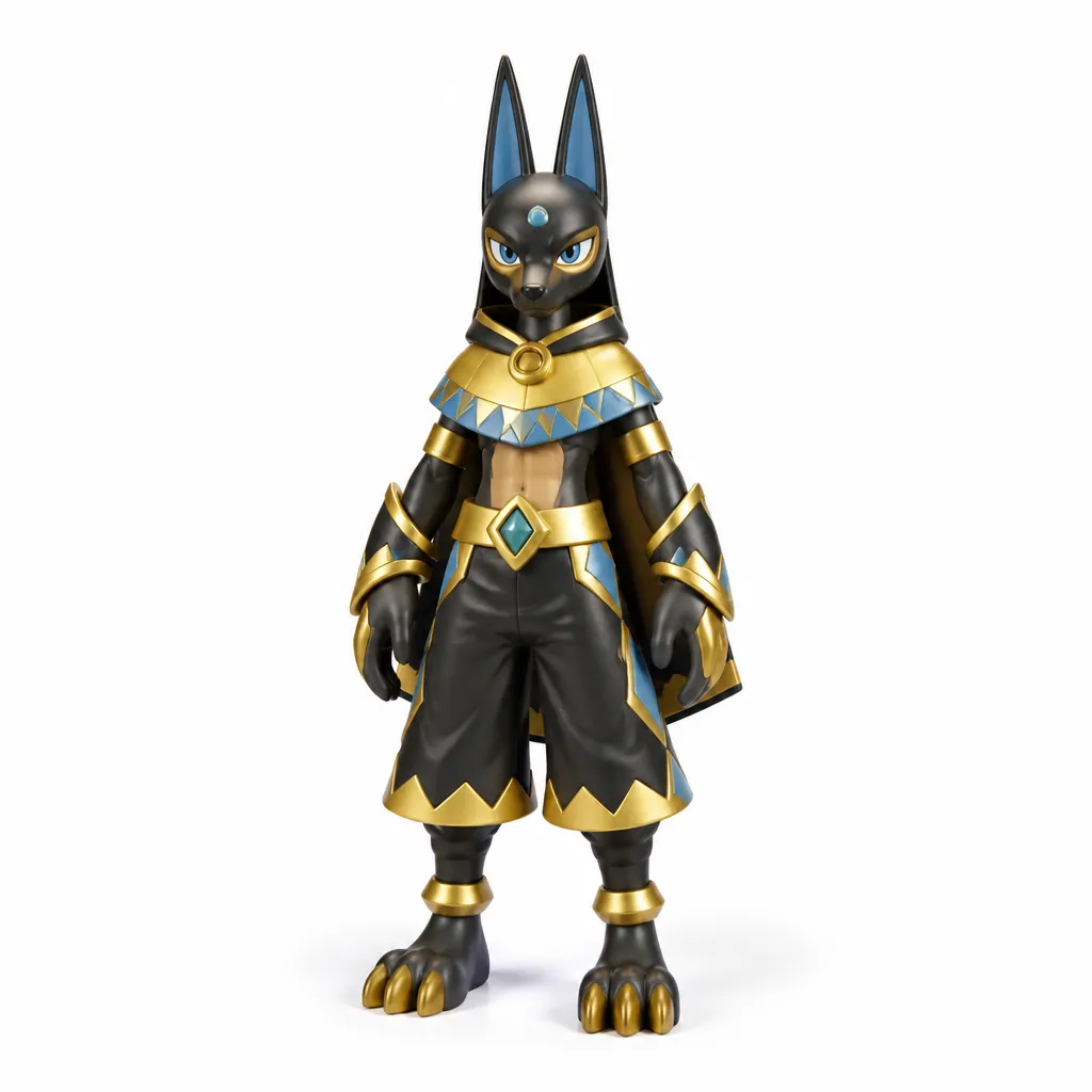 Anubis - Palworld 3D Model .c4d .max .obj .3ds .fbx .stl .blend 
