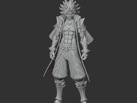 Arataki Itto - Genshin Impact 3D Model