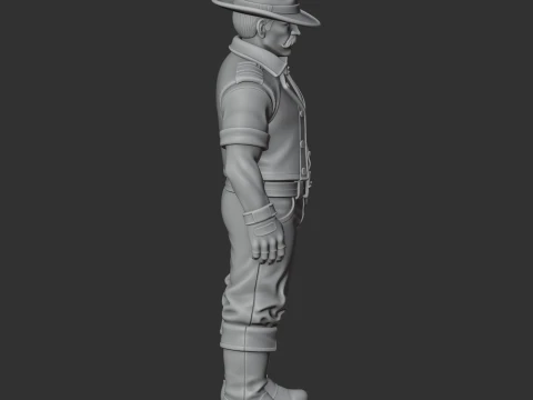 Arms Dealer - Terraria 3D Model