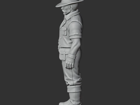 Arms Dealer - Terraria 3D Model