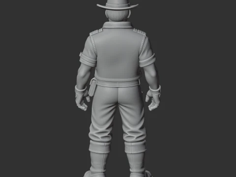 Arms Dealer - Terraria 3D Model