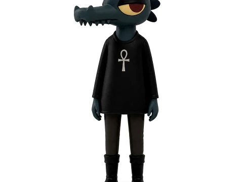 Anselm Borowski - Night in the Woods 3D Model