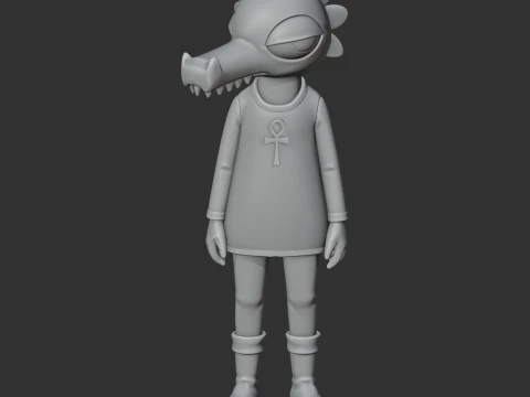 Anselm Borowski - Night in the Woods 3D Model