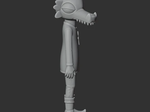 Anselm Borowski - Night in the Woods 3D Model