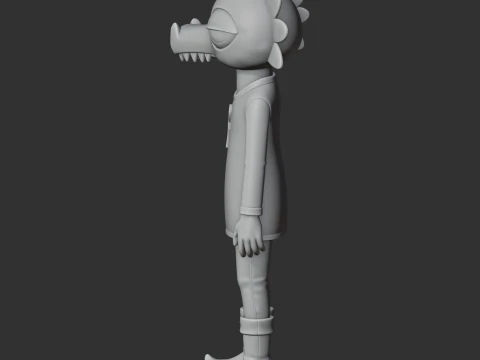Anselm Borowski - Night in the Woods 3D Model