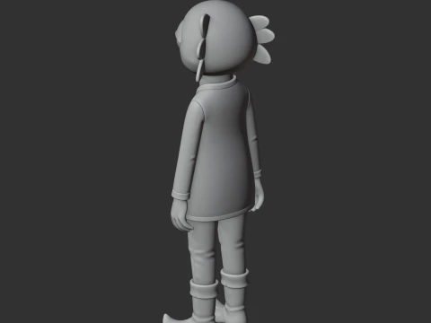 Anselm Borowski - Night in the Woods 3D Model