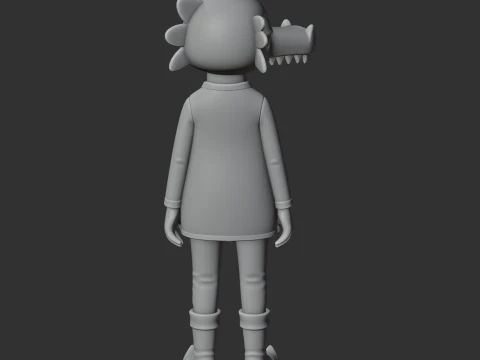 Anselm Borowski - Night in the Woods 3D Model