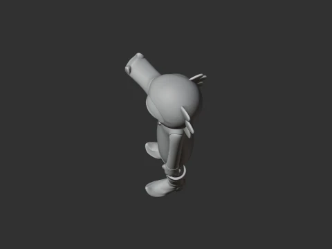 Anselm Borowski - Night in the Woods 3D Model