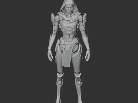 Ash - Apex Legends 3D Model