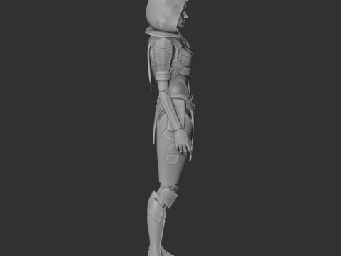 Ash - Apex Legends 3D Model