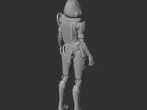 Ash - Apex Legends 3D Model