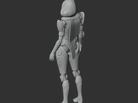Ash - Apex Legends 3D Model