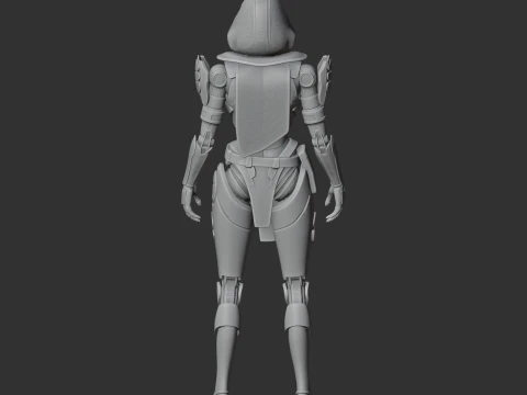 Ash - Apex Legends 3D Model