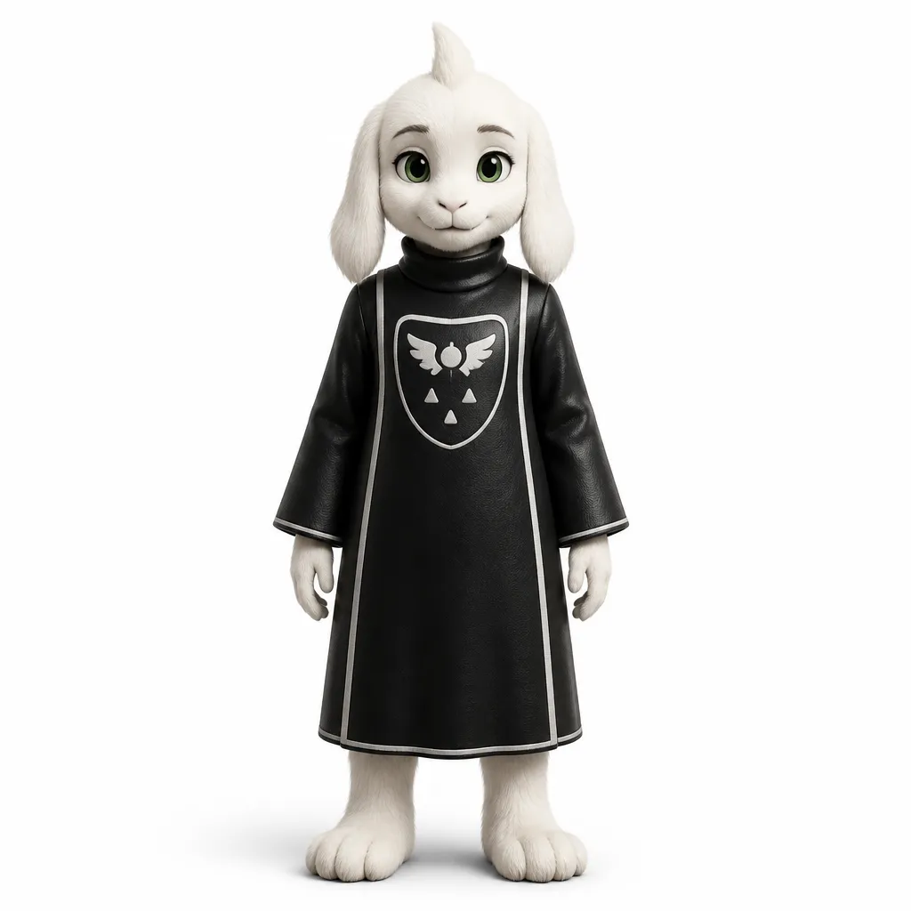 Asriel Dreemurr - Undertale 3D Model .c4d .max .obj .3ds .fbx .stl .blend