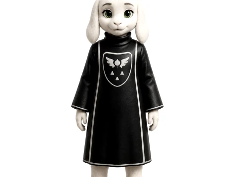 Asriel Dreemurr - Undertale Modèle 3D