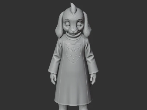 Asriel Dreemurr - Undertale 3D Model