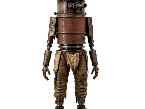 Tourelle automatique - Rouille Modèle 3D