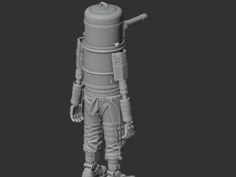 Auto Turret - Rust 3D Model