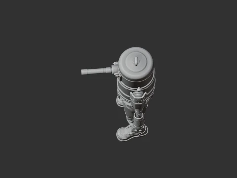Auto Turret - Rust 3D Model