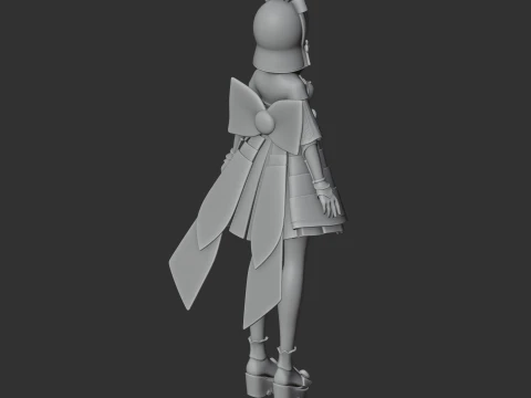 Ayaka - Genshin Impact 3D Model