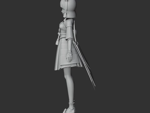 Ayaka - Genshin Impact 3D Model