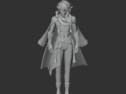 Baizhu - Genshin Impact 3D Model