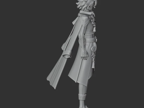 Baizhu - Genshin Impact 3D Model