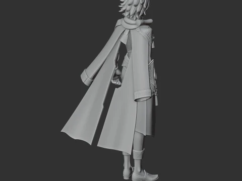 Baizhu - Genshin Impact 3D Model