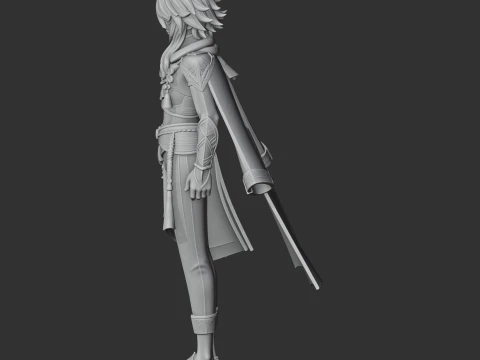Baizhu - Genshin Impact 3D Model