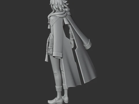 Baizhu - Genshin Impact 3D Model