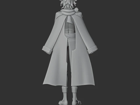 Baizhu - Genshin Impact 3D Model