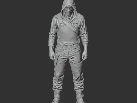 Bandit - Rust 3D Model