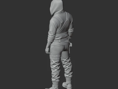 Bandit - Rust 3D Model