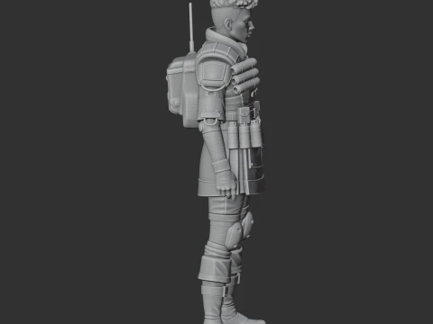 Bangalore - Apex Legends 3D Model