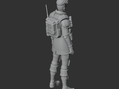 Bangalore - Apex Legends 3D Model
