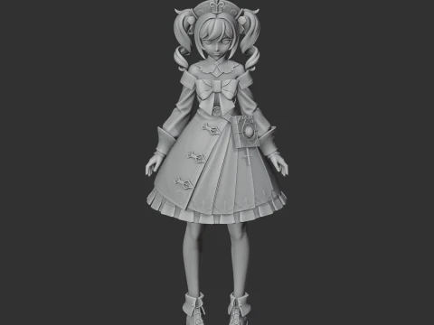 Barbara - Genshin Impact 3D Model
