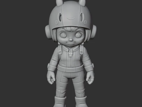 Bea - Brawl Stars 3D Model